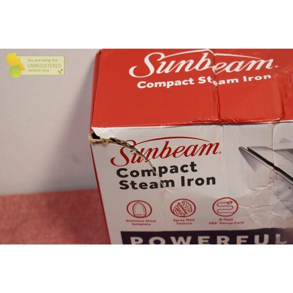 Sunbeam 1200W Compact Steam Iron with Shot of Steam Feature - Picture 5 of 8
